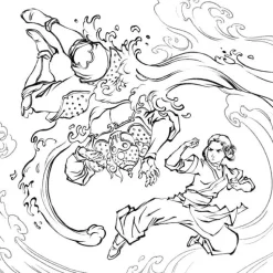 Avatar: The Last Airbender - Colouring Book Paperback
