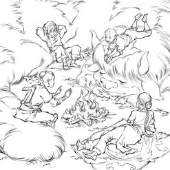 Avatar: The Last Airbender - Colouring Book Paperback