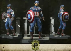Avengers 2: Age of Ultron - Captain America 1/9th Scale Action Hero Vignette Model Kit Statue