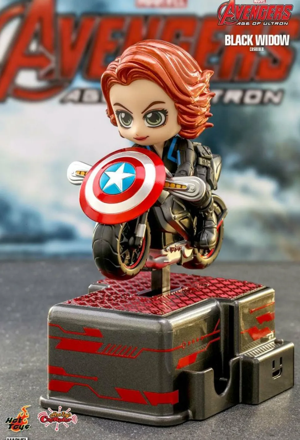 Avengers 2: Age of Ultron - Black Widow CosRider Hot Toys Figure