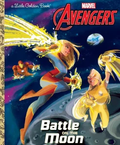 Avengers - Battle on the Moon Little Golden Book Hardcover