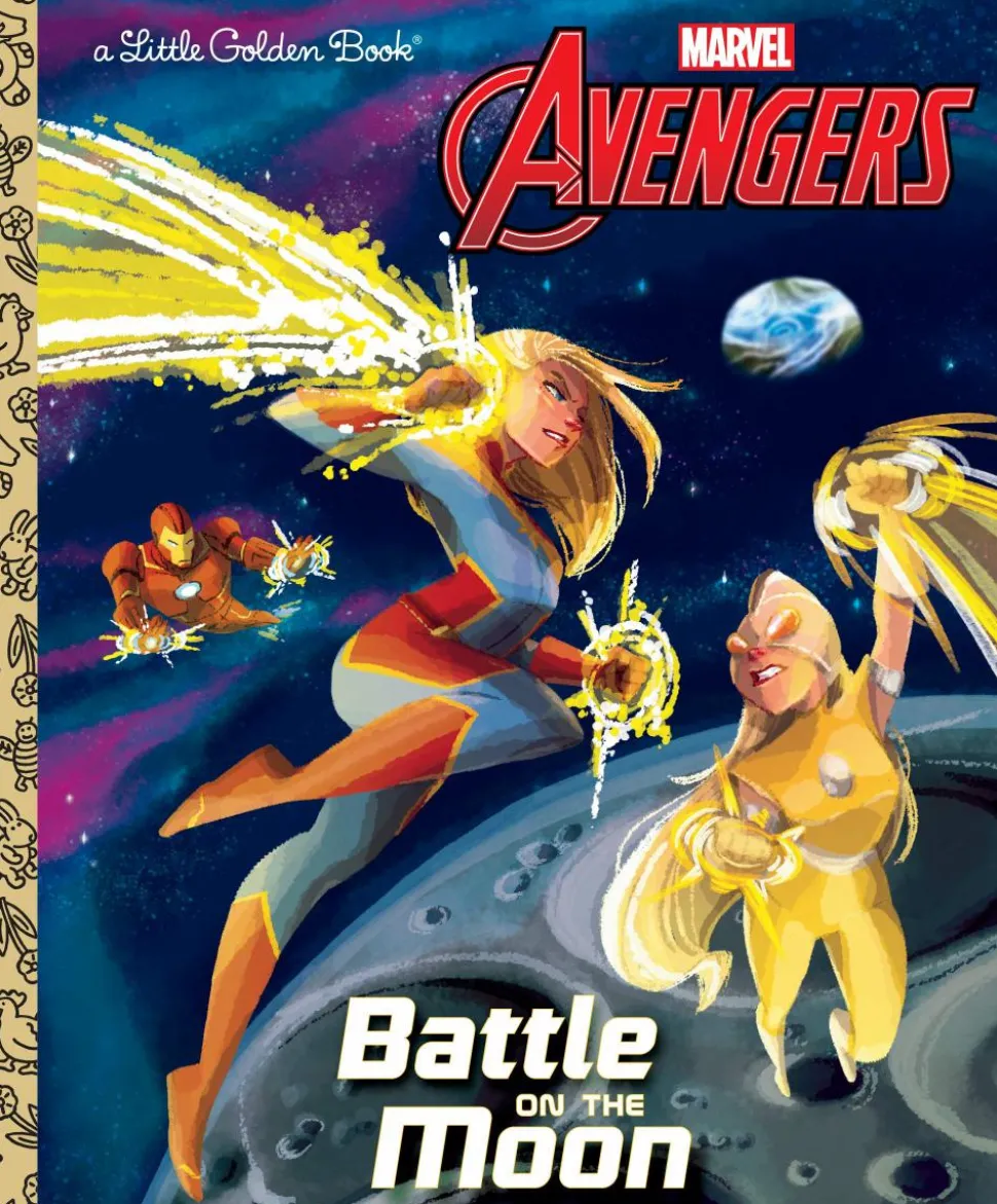 Avengers - Battle on the Moon Little Golden Book Hardcover