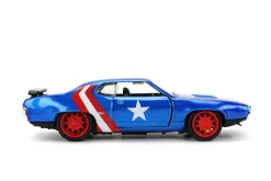 Avengers - Captain America 1972 Plymouth GTX 1/32 Scale Die-Cast Vehicle Replica