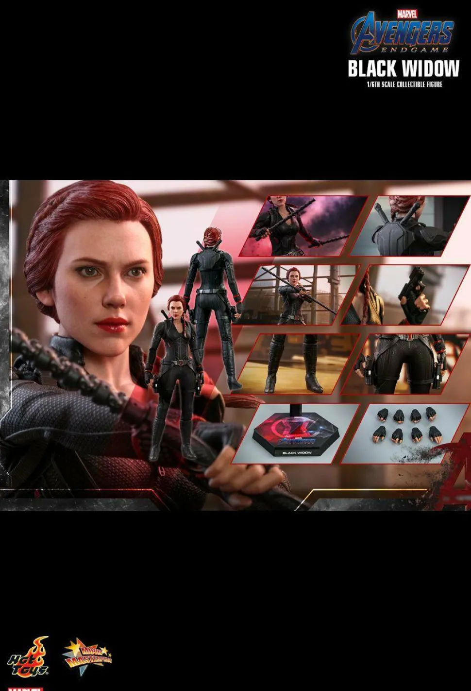Avengers 4: Endgame - Black Widow 1/6th Scale Hot Toys Action Figure