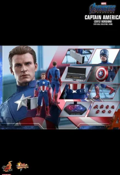 Avengers 4: Endgame - Captain America 2012 Version 1/6th Scale Hot Toys Action Figure
