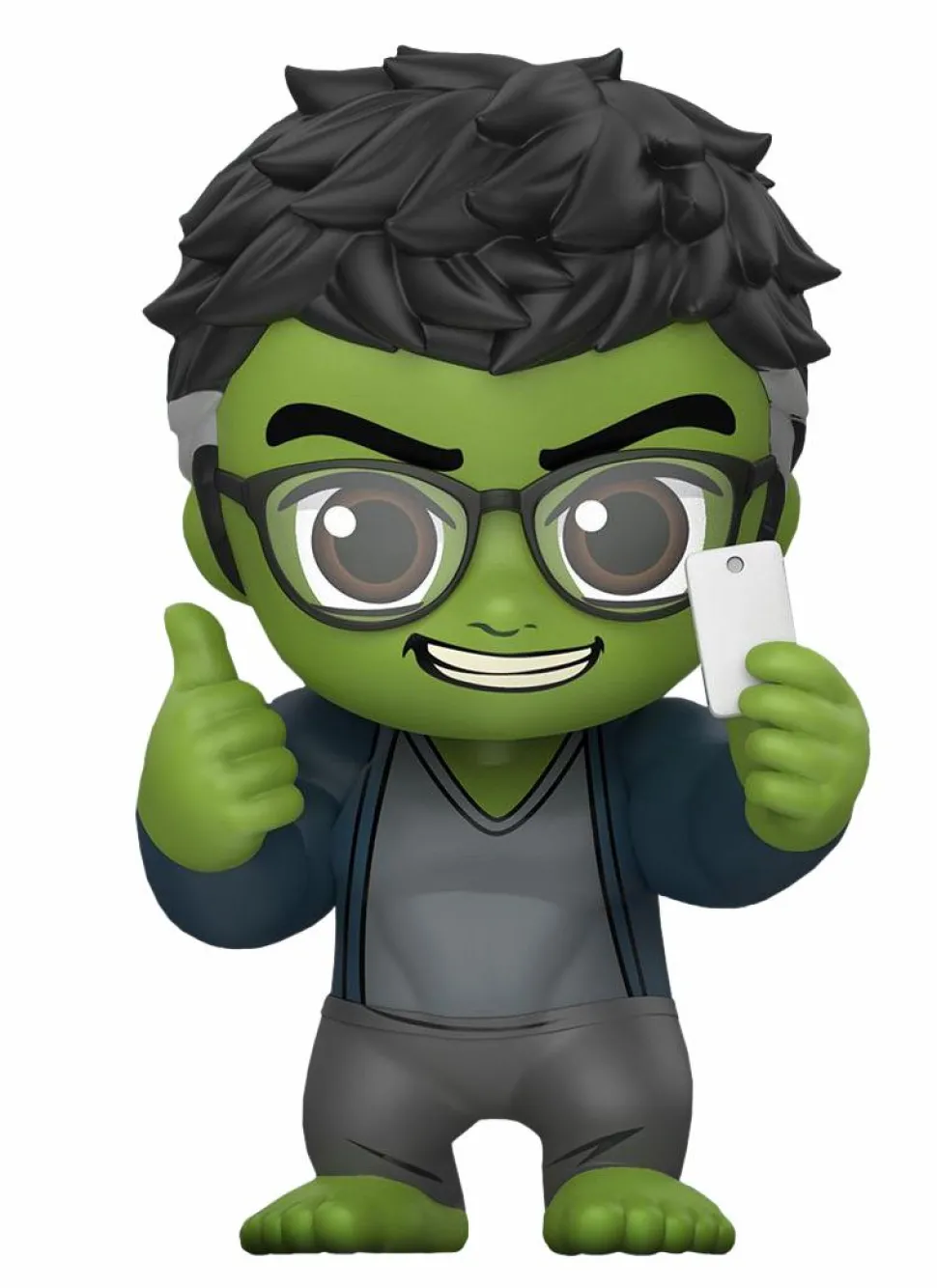 Avengers 4: Endgame - Hulk Casual Wear Cosbaby 3.75” Hot Toys Bobble-Head Figure
