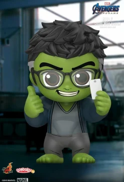 Avengers 4: Endgame - Hulk Casual Wear Cosbaby 3.75” Hot Toys Bobble-Head Figure