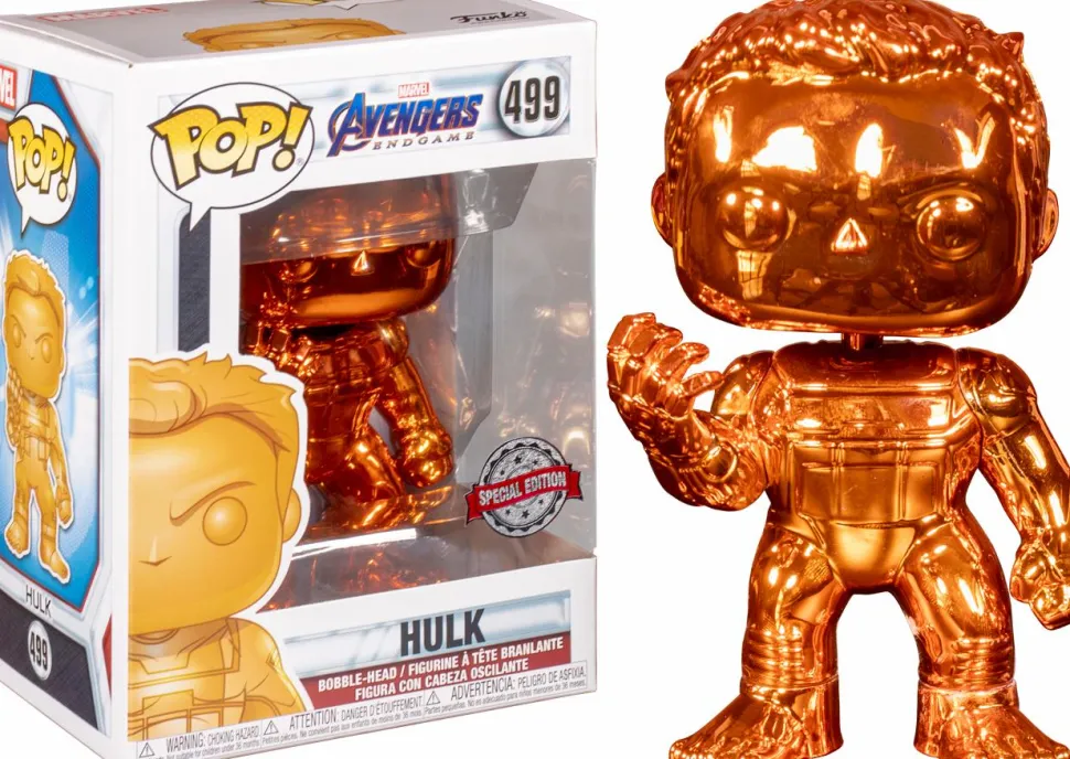 Avengers 4: Endgame - Hulk with Nano Gauntlet Orange Chrome Pop! Vinyl Figure