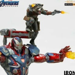 Avengers 4: Endgame - Iron Patriot & Rocket 1/10th Scale Statue