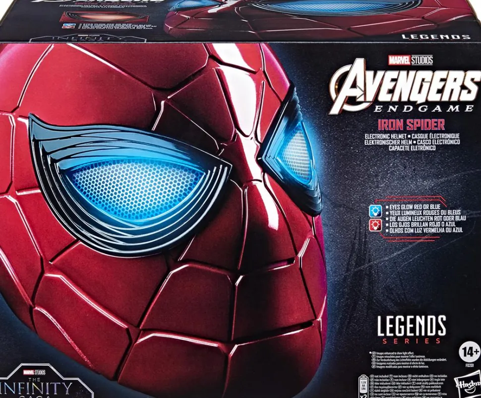 Avengers 4: Endgame - Iron Spider Marvel Legends Electronic Helmet 1:1 Scale Life Size Prop Replica