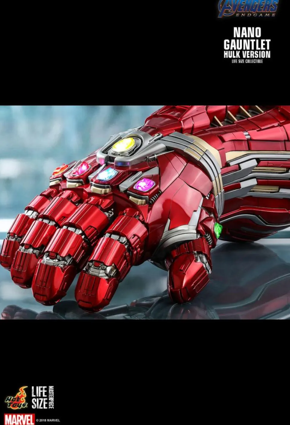 Avengers 4: Endgame - Nano Gauntlet Hulk Edition 1:1 Scale Life-Size Replica