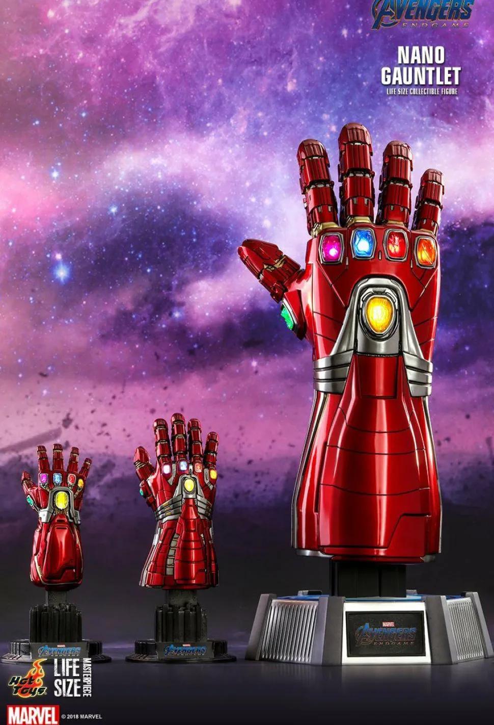 Avengers 4: Endgame - Nano Gauntlet Hot Toys 1:1 Scale Life-Size Replica