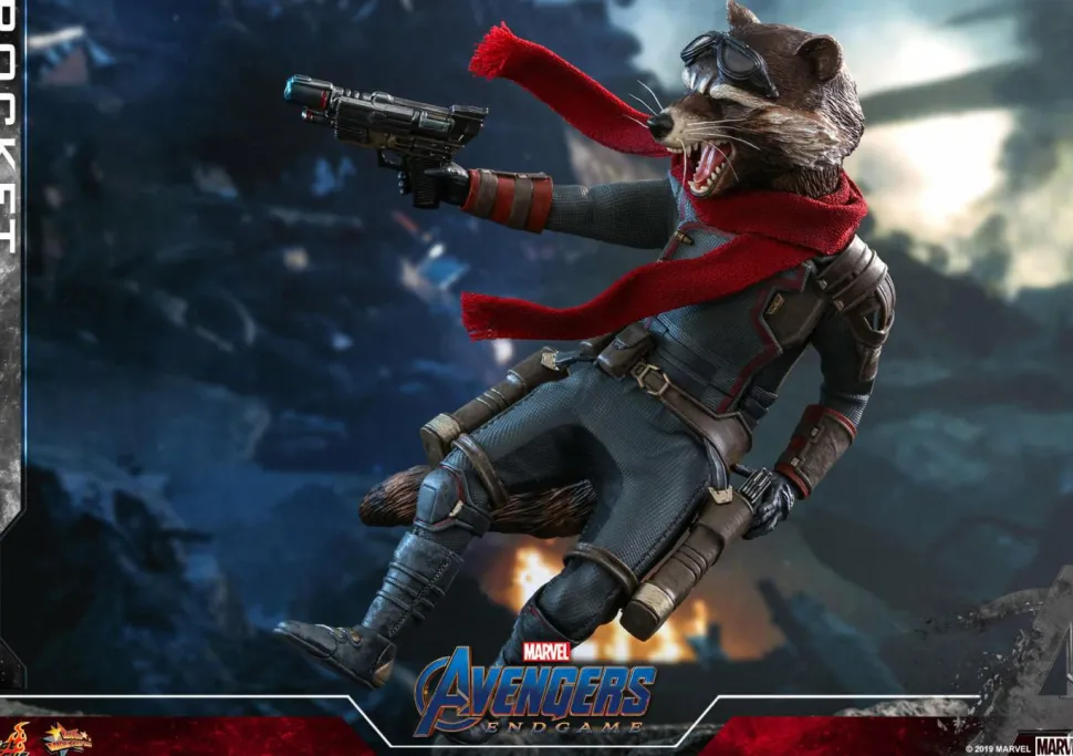 Avengers 4: Endgame - Rocket Raccoon 1/6th Scale Hot Toys Action Figure
