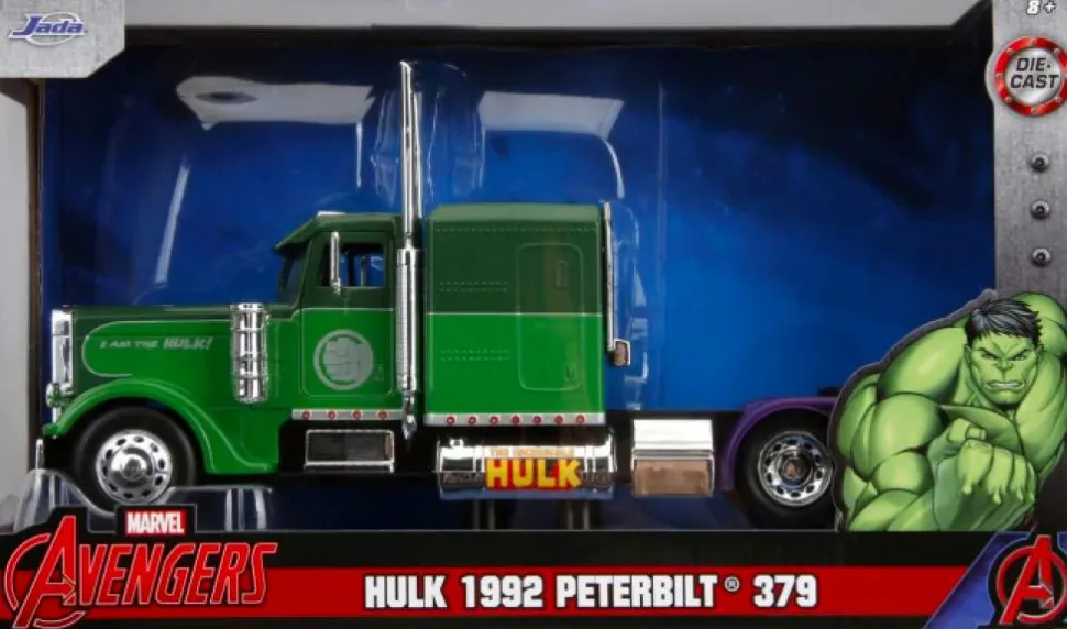 Avengers - Hulk 1992 Peterbilt 379 1/24th Scale Die-Cast Vehicle