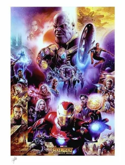 Avengers 3: Infinity War - Avengers: Infinity War Fine Art Print by Tsuneo Sanda