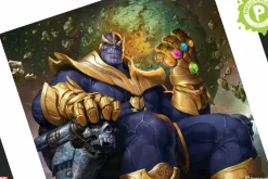 Avengers - Thanos on Throne Variant Premium Art Print by Doo-Chun & Ian MacDonald (RS)