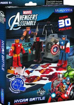 Avengers Assemble - Hydra Battle Heroes Papercraft Set