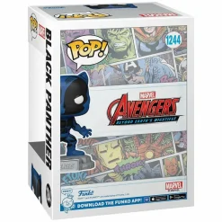 Avengers: Beyond Earth’s Mightiest - Black Panther 60th Anniversary Pop! Vinyl Figure with Enamel Pin