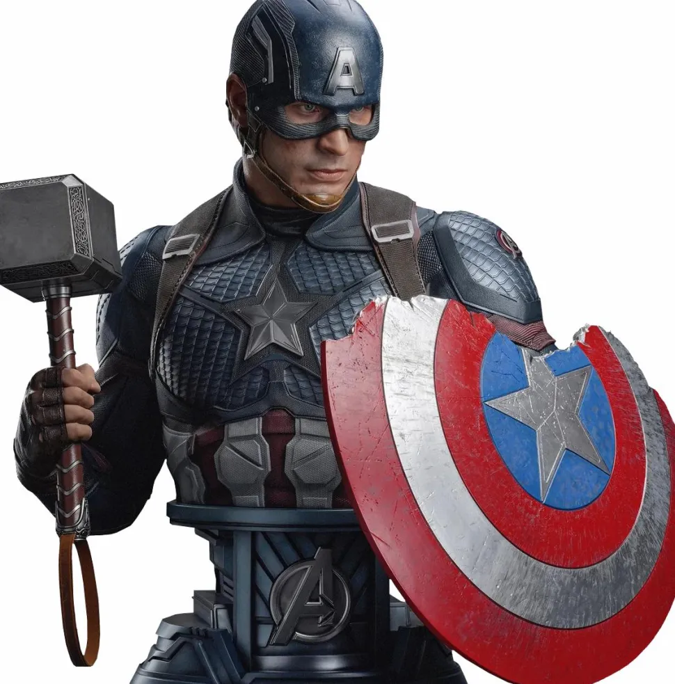Avengers: Endgame - Captain America 1:1 Scale Life-Size Bust
