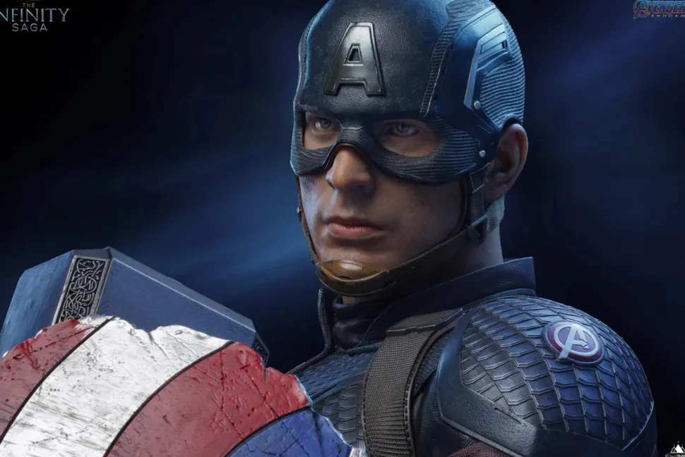 Avengers: Endgame - Captain America 1:1 Scale Life-Size Bust