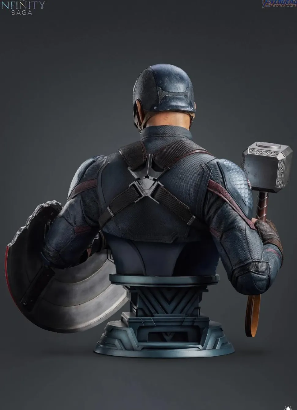 Avengers: Endgame - Captain America 1:1 Scale Life-Size Bust