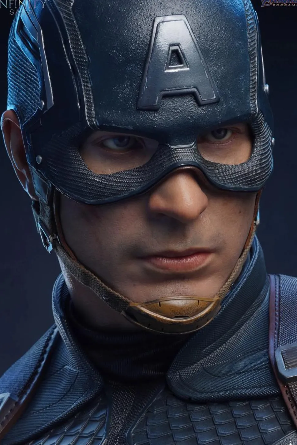 Avengers: Endgame - Captain America 1:1 Scale Life-Size Bust