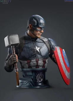Avengers: Endgame - Captain America 1:1 Scale Life-Size Bust