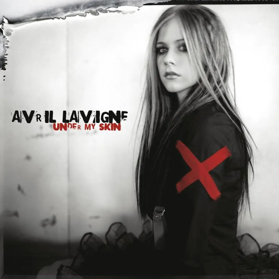 Avril Lavigne - Under My Skin LP Vinyl Record (Grey + Black Marble Vinyl)