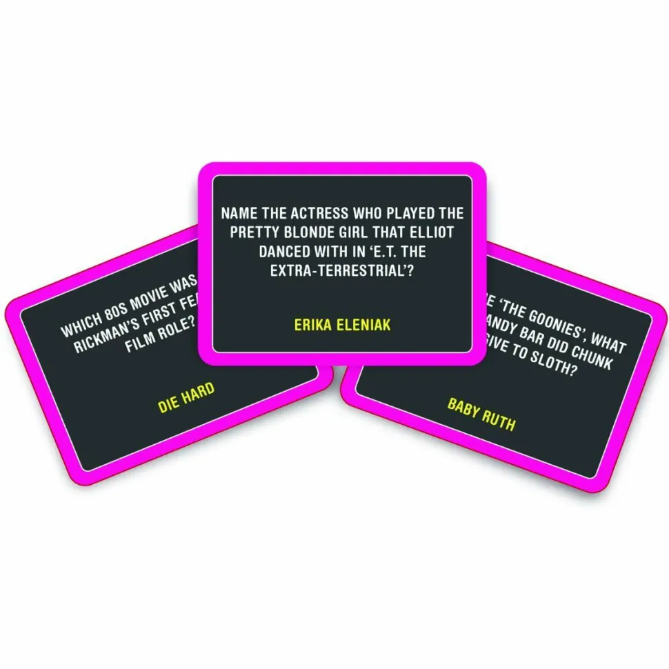 Awesome 80s Movie Trivia - Card Game