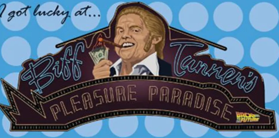 Back to the Future - Biff’s Pleasure Palace Beach Towel