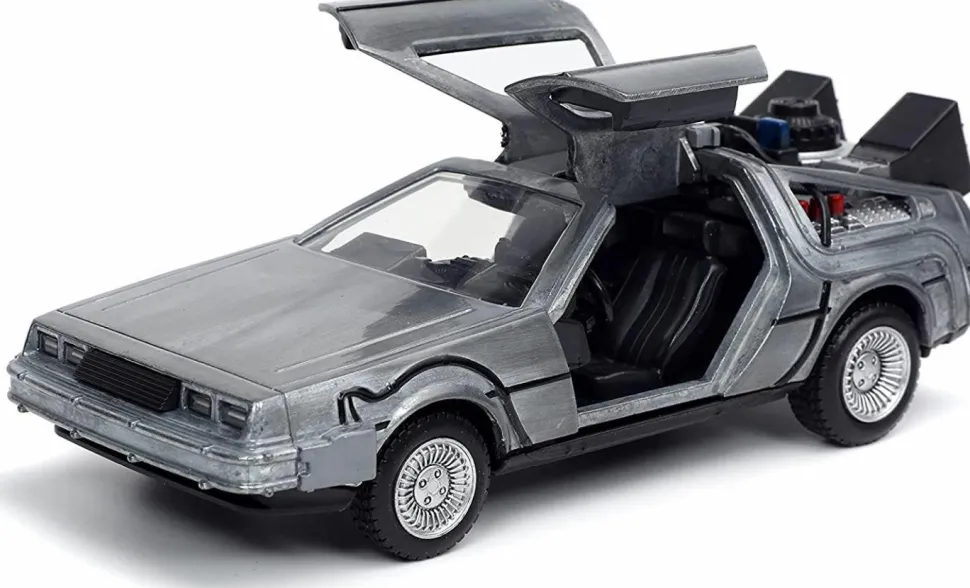 Back to the Future - DeLorean Time Machine Hollywood Rides 1/32 Scale Die-Cast Vehicle Replica