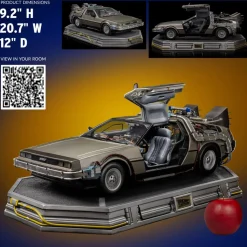Back To The Future - DeLorean Time Machine 1/10th Scale Statue