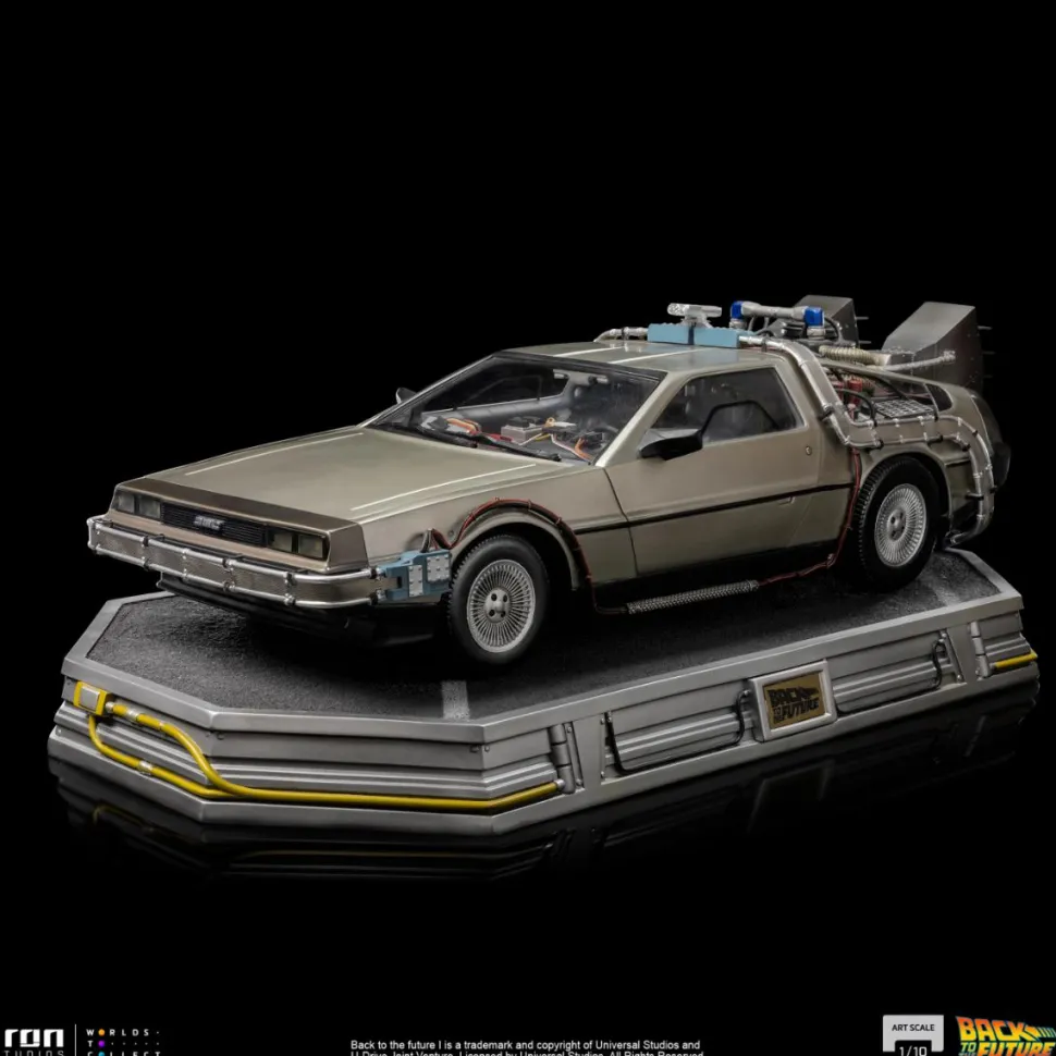 Back To The Future - DeLorean Time Machine 1/10th Scale Statue