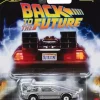 Back to the Future - DeLorean Time Machine Hot Wheels Premium Pop Culture Real Riders 1/64th Scale Die-Cast Vehicle Replica (2025 Mix #2)