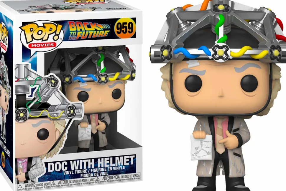 Back To The Future - Dr. Emmett Brown with Helmet Pop! Vinyl Figure