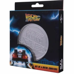 Back to the Future - Embossed Metal Coasters 4-Pack
