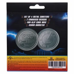 Back to the Future - Embossed Metal Coasters 4-Pack