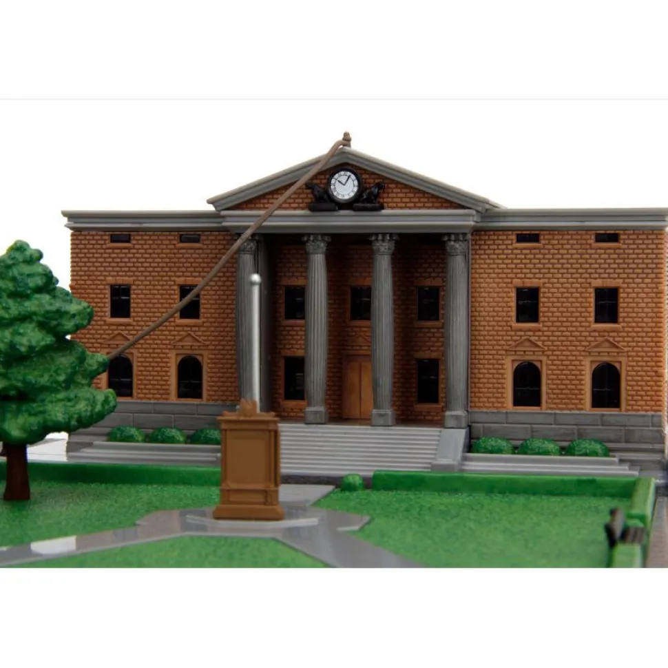 Back to the Future - Hill Valley Courthouse Nano Scene 1.65" Scale Die-Cast Vehicle Diorama Playset