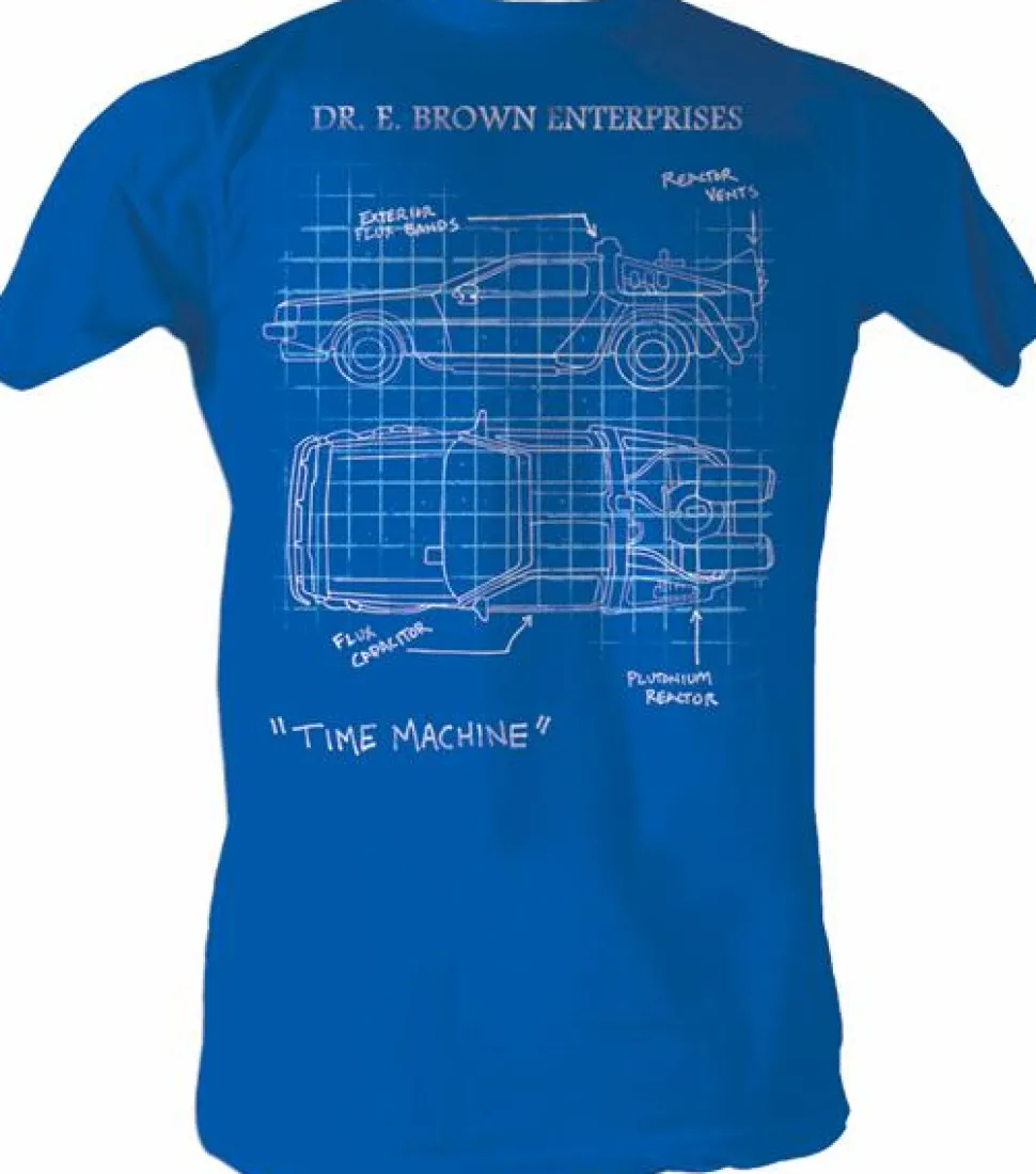 Back to the Future - Peace, Love & Time Travel Female T-Shirt
