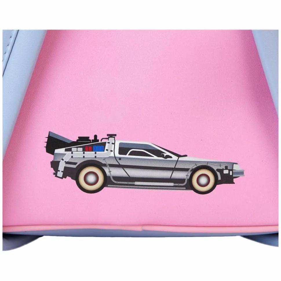 Back to the Future - 40th Anniversary Marty McFly Western Cosplay 10" Faux Leather Mini Backpack