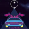 Back to the Future - Time Machine Rubber Keychain