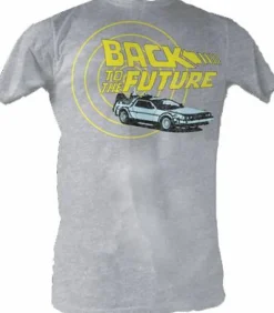 Back to the Future - Warp Zone Grey Heather Male T-Shirt