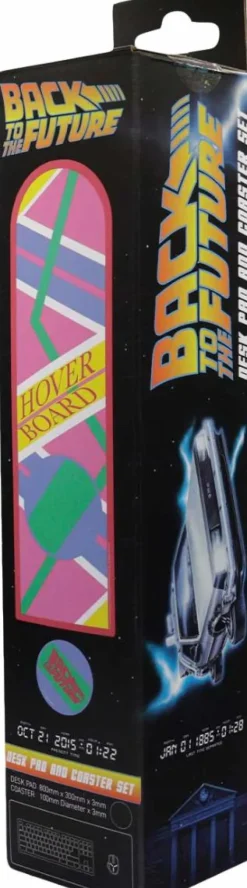 Back to the Future Part II - Hoverboard XL Desk Pad and Coaster Set