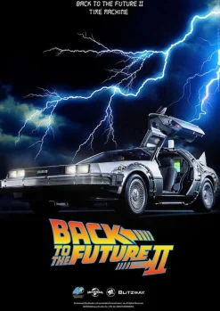 Back to the Future Part II - DeLorean Time Machine 1/6th Scale Action Figure Vehicle Replica