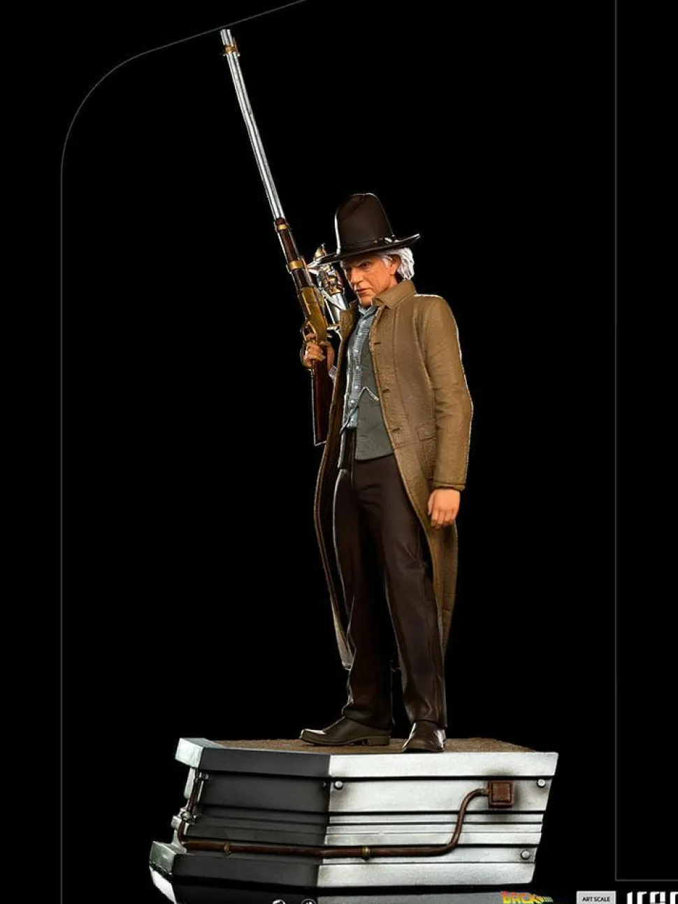 Back to the Future Part III - Doc Brown 1/10th Scale Statue