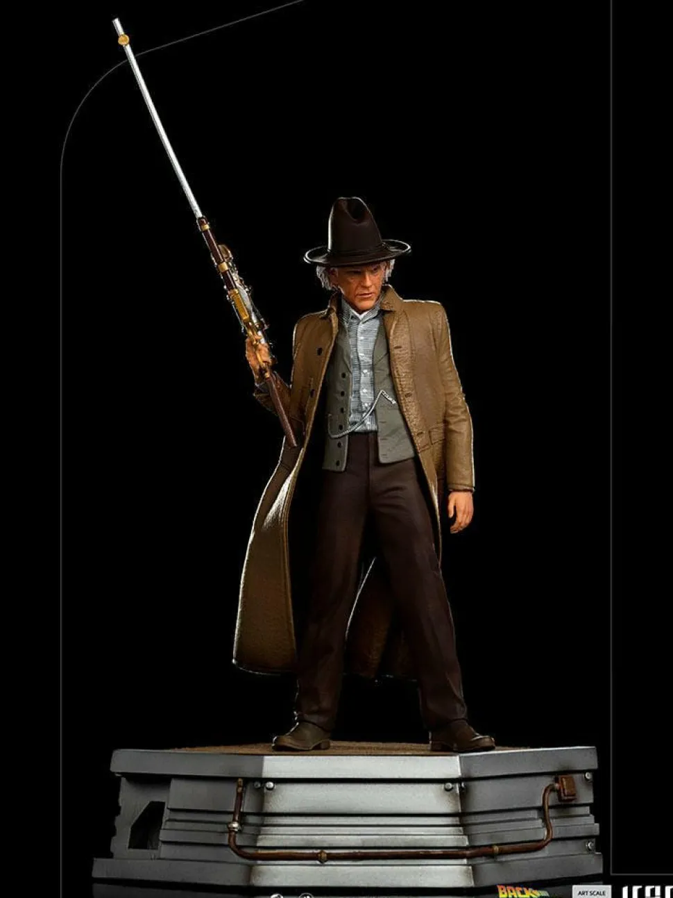 Back to the Future Part III - Doc Brown 1/10th Scale Statue