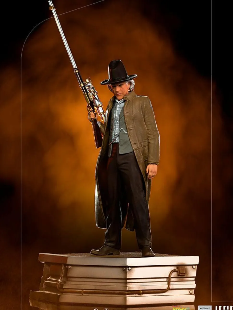 Back to the Future Part III - Doc Brown 1/10th Scale Statue