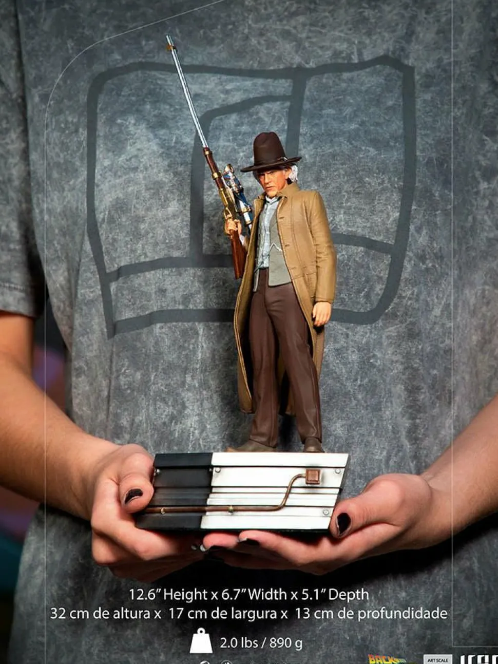 Back to the Future Part III - Doc Brown 1/10th Scale Statue