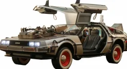 Back to the Future Part III - DeLorean Time Machine 1/6th Scale Hot Toys Action Figure Vehicle Accessory