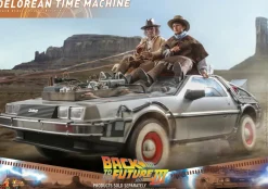 Back to the Future Part III - DeLorean Time Machine 1/6th Scale Hot Toys Action Figure Vehicle Accessory